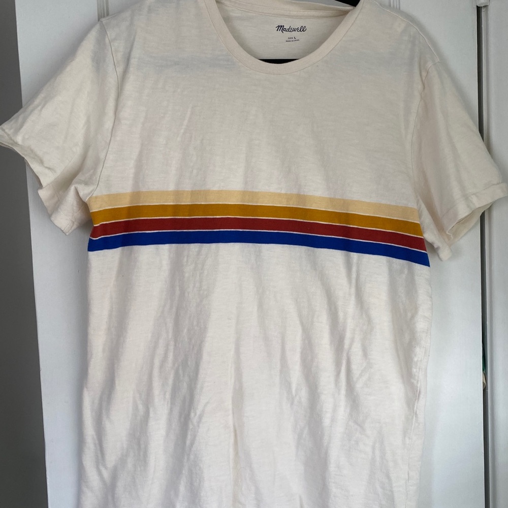 Madewell striped men’s tee.